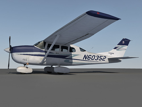 cessna 206 stationair 3d model