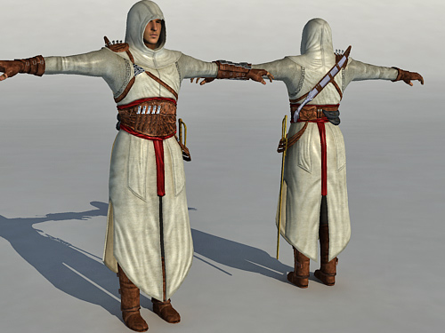 altair 3d character