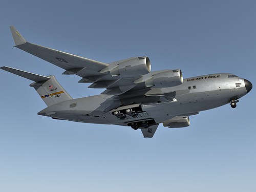 cargo plane 3d model