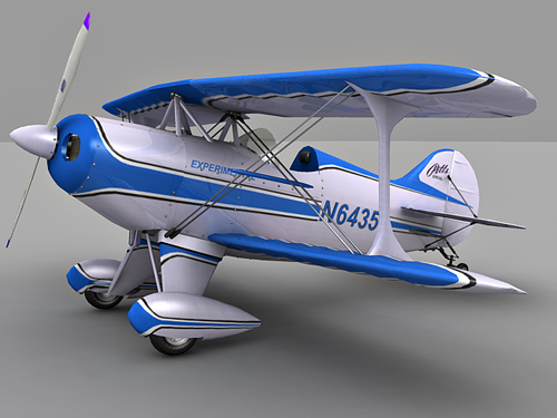 pitts special 3d model