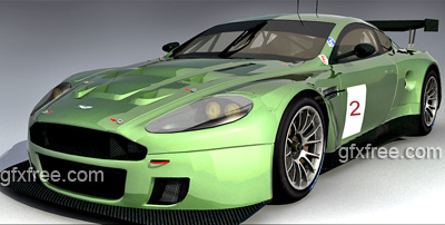 Aston Martin DBR9 3d model