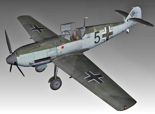 Messerschmitt Bf109e 3d model