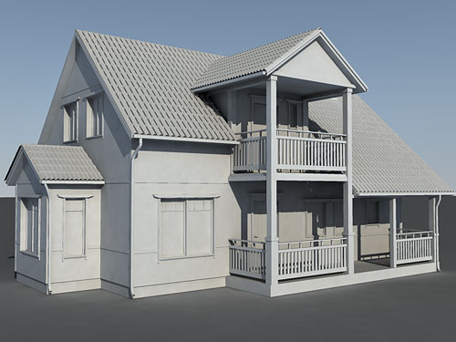 house free 3d model