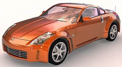 Nissan Z350 3d model