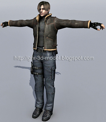 Leon Scott Kennedy 3d model