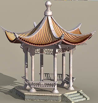 Chinese Pavilion 3d model