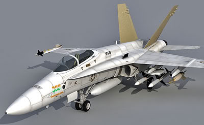 f-18 3d model