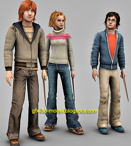 Harry Potter 3d models