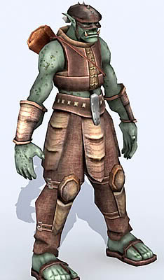 Orc 3d character