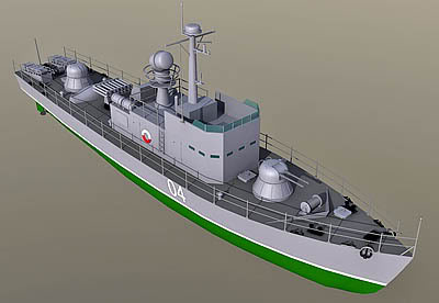 Patrol Boat 3d model