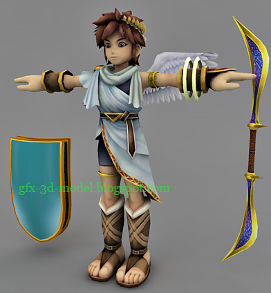 Game Character Pit 3d model