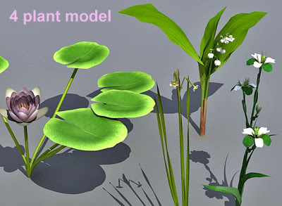 3d plant collection 5