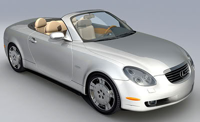 Lexus SC430 3d model