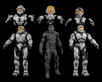 Halo Spartan 3d model