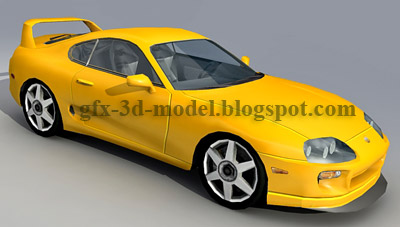 Toyota Supra 3d model