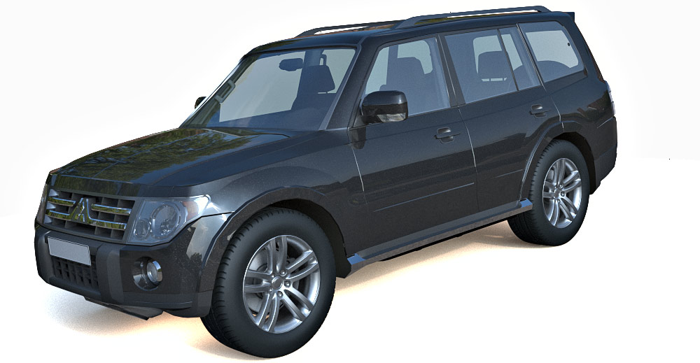 Mitsubishi pajero 3d model