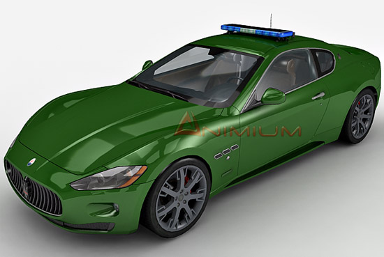 Maserati GTS 3d model