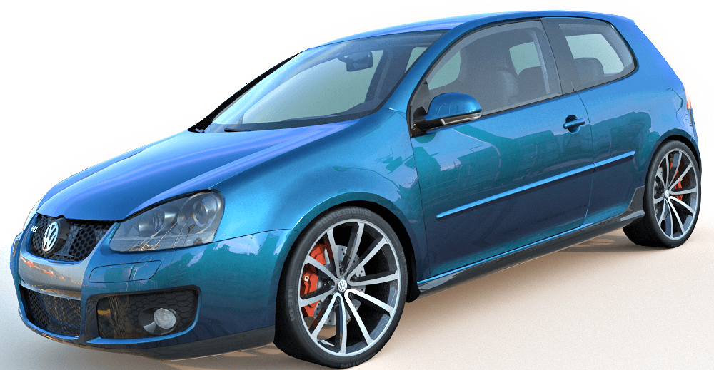 Volkswagen Golf 3d model