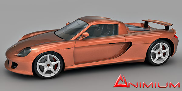 Porsce Carrera GT 3d model