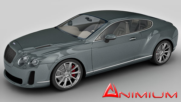 Bentley continental 3d model