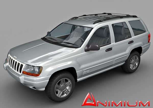 jeep cherokee 3d model