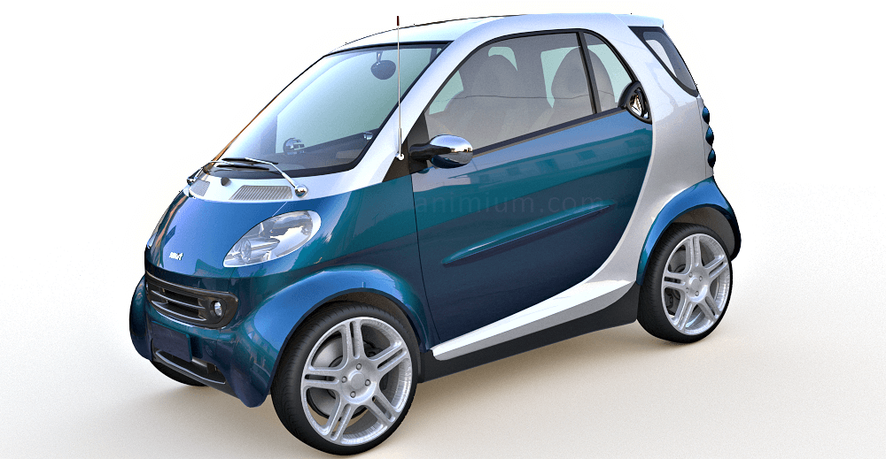 Smart ForTwo 3d model