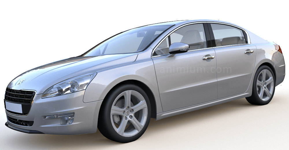 2014 Peugeot 508 3d model