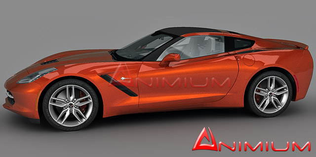 Corvette C7 Stingray 3d model