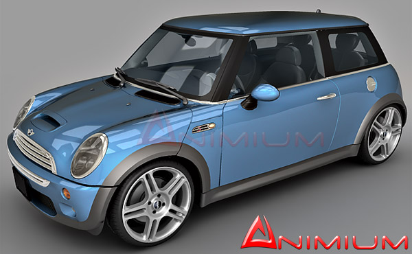 mini cooper 3d model