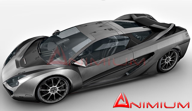 Nemixis concept car 3d model