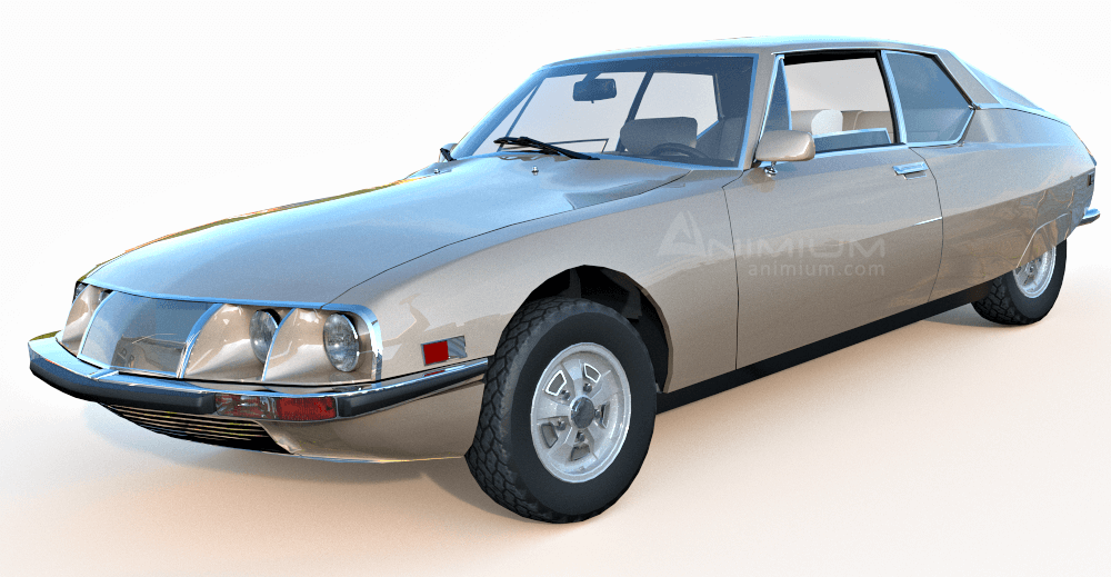 Citroen SM 1971 3d model