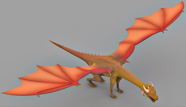 dragon 3d model