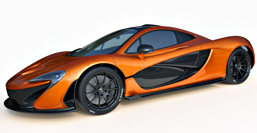 McLaren P1 3d model