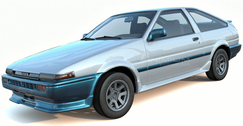 Toyota Corolla AE86 3d model