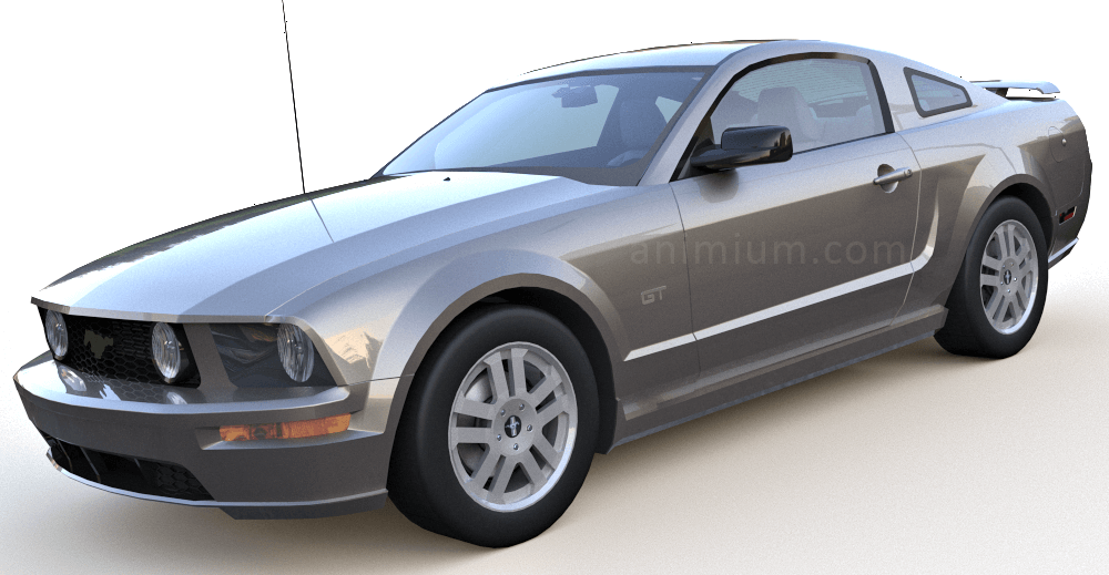 2005 Ford Mustang GT 3d model