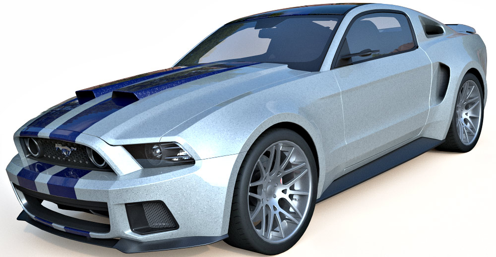 Ford Mustang GT 3d model