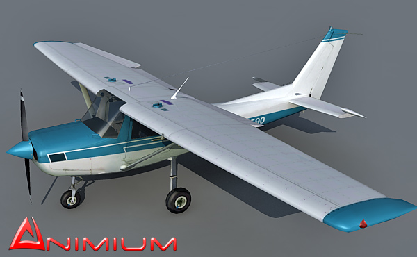 Cessna 152 3d model