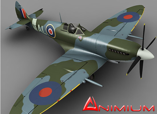 Spitfire 3d model