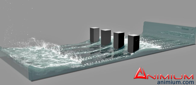 Fluid simulation in 3dsmax