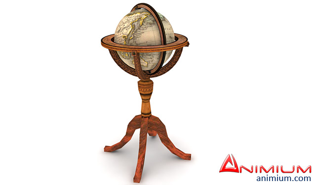 globe 3d model