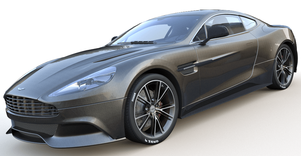 Aston Martin Vanquish 3dsmax model