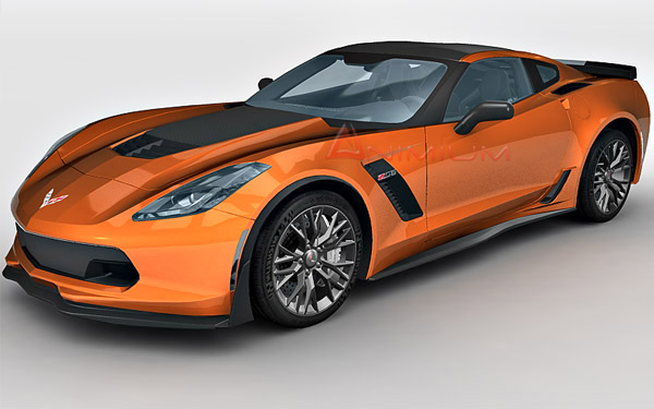 Corvette C7 Z06 3d model