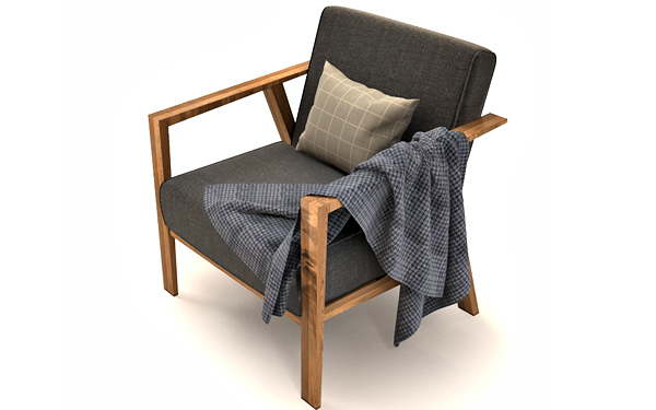 Ekenaset armchair 3d model