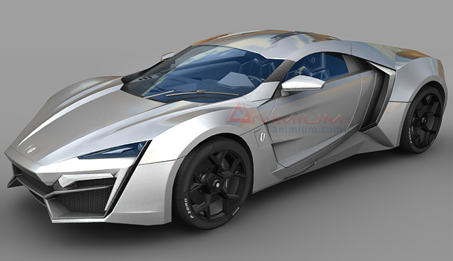 Lykan Hypersport 3d model