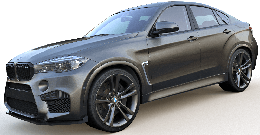 BMW X6M 3dsmax model