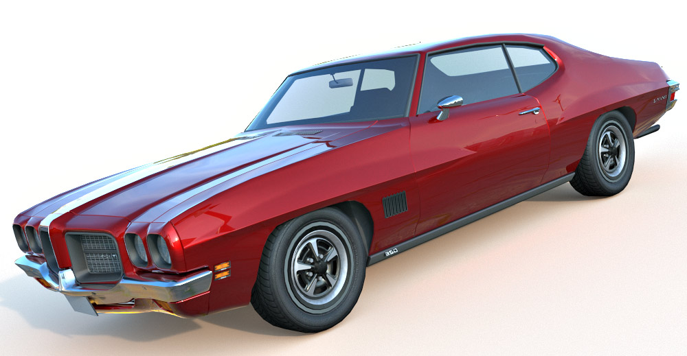 1971 Pontiac Lemans 3d model