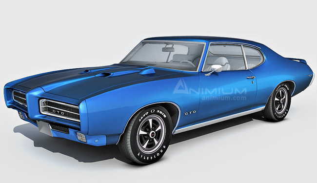 Pontiac GTO judge 3d model