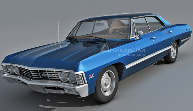 1967 Chevrolet Impala 3d model