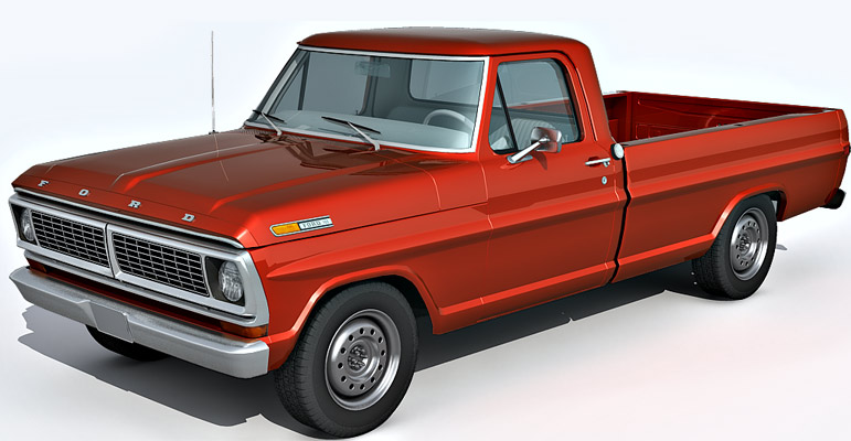 Ford F100 3d model