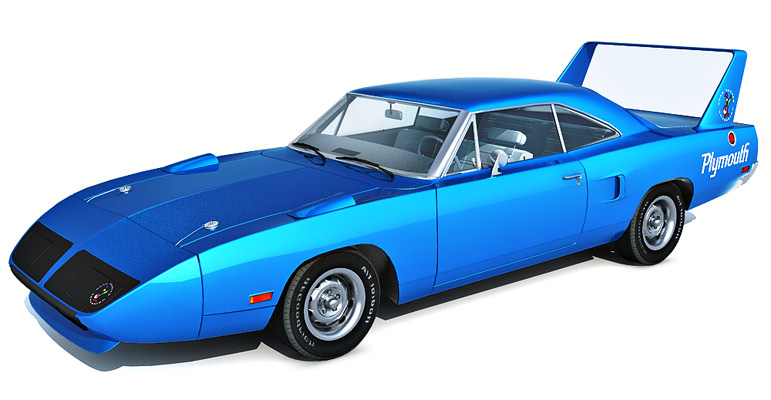 Plymouth Superbird 3d model